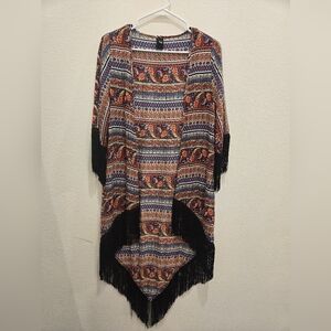 Bohemian‎ Fringe Kimono